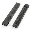 Black Watercolor Ring Pattern - Premium Decal Protective Skin-Wrap Sticker compatible with the Juul Labs vaping device