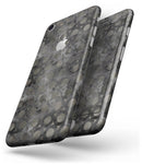 Black Watercolor Ring Pattern - Skin-kit for the iPhone 8 or 8 Plus