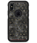 Black Watercolor Ring Pattern - iPhone X OtterBox Case & Skin Kits