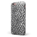 Black Watercolor Triangle Pattern iPhone 6/6s or 6/6s Plus 2-Piece Hybrid INK-Fuzed Case