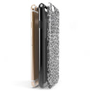Black Watercolor Triangle Pattern iPhone 6/6s or 6/6s Plus 2-Piece Hybrid INK-Fuzed Case