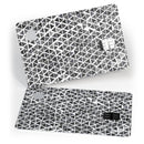 Black Watercolor Triangle Pattern - Premium Protective Decal Skin-Kit for the Apple Credit Card