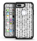 Black Watercolor Triangle Pattern V2 - iPhone 7 Plus/8 Plus OtterBox Case & Skin Kits