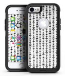 Black Watercolor Triangle Pattern V2 - iPhone 7 or 8 OtterBox Case & Skin Kits
