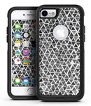 Black Watercolor Triangle Pattern - iPhone 7 or 8 OtterBox Case & Skin Kits
