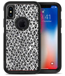 Black Watercolor Triangle Pattern - iPhone X OtterBox Case & Skin Kits