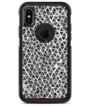 Black Watercolor Triangle Pattern - iPhone X OtterBox Case & Skin Kits