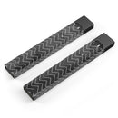 Black Watercolor with White Chevron - Premium Decal Protective Skin-Wrap Sticker compatible with the Juul Labs vaping device