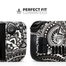 Black & White Pasiley Pattern // Full Body Skin Decal Wrap Kit for the Steam Deck handheld gaming computer