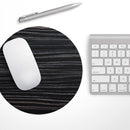 Black Wood Texture// WaterProof Rubber Foam Backed Anti-Slip Mouse Pad for Home Work Office or Gaming Computer Desk
