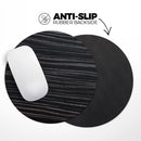 Black Wood Texture// WaterProof Rubber Foam Backed Anti-Slip Mouse Pad for Home Work Office or Gaming Computer Desk