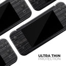 Black Wood Texture // Skin Decal Wrap Kit for Nintendo Switch Console & Dock, Joy-Cons, Pro Controller, Lite, 3DS XL, 2DS XL, DSi, or Wii - Vinyl Skin Wrap for Nintendo Switch 2, OLED, Lite, Pro Controller, Wii & Classic Handhelds