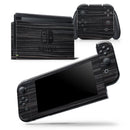 Black Wood Texture - Skin Wrap Decal for Nintendo Switch Lite Console & Dock - 3DS XL - 2DS - Pro - DSi - Wii - Joy-Con Gaming Controller