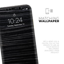 Black Wood Texture  - Protective Skin Wrap & Decal – Compatible with iPhone SE to iPhone 17 Pro Max (All Models)