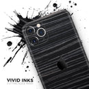 Black Wood Texture  - Protective Skin Wrap & Decal – Compatible with iPhone SE to iPhone 17 Pro Max (All Models)