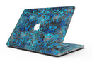 Black and Blue Damask Watercolor Pattern - MacBook Pro with Retina Display Full-Coverage Skin Kit