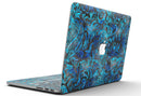Black and Blue Damask Watercolor Pattern - MacBook Pro with Retina Display Full-Coverage Skin Kit