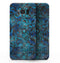 Black and Blue Damask Watercolor Pattern - Samsung Galaxy S8 Full-Body Skin Kit