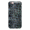 Black and Blue Watercolor Giraffe Pattern iPhone 6/6s or 6/6s Plus 2-Piece Hybrid INK-Fuzed Case