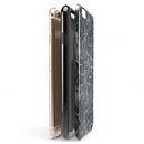 Black and Blue Watercolor Giraffe Pattern iPhone 6/6s or 6/6s Plus 2-Piece Hybrid INK-Fuzed Case
