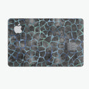 Black and Blue Watercolor Giraffe Pattern - Premium Protective Decal Skin-Kit for the Apple Credit Card