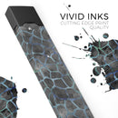 Black and Blue Watercolor Giraffe Pattern - Premium Decal Protective Skin-Wrap Sticker compatible with the Juul Labs vaping device