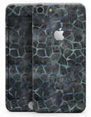 Black and Blue Watercolor Giraffe Pattern - Skin-kit for the iPhone 8 or 8 Plus
