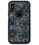 Black and Blue Watercolor Giraffe Pattern - iPhone X OtterBox Case & Skin Kits