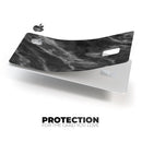 Black and Chalky White Marble - Premium Protective Decal Skin-Kit for the Apple Credit Card