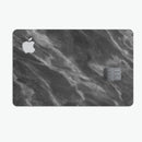 Black and Chalky White Marble - Premium Protective Decal Skin-Kit for the Apple Credit Card