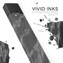 Black and Chalky White Marble - Premium Decal Protective Skin-Wrap Sticker compatible with the Juul Labs vaping device