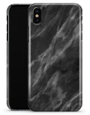 Black and Chalky White Marble - iPhone X Clipit Case
