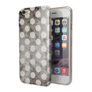 Black and Concrete Surface Polka Dots iPhone 6/6s or 6/6s Plus 2-Piece Hybrid INK-Fuzed Case