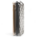 Black and Concrete Surface Polka Dots iPhone 6/6s or 6/6s Plus 2-Piece Hybrid INK-Fuzed Case