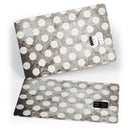 Black and Concrete Surface Polka Dots - Premium Protective Decal Skin-Kit for the Apple Credit Card