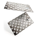 Black and Concrete Surface Polka Dots - Premium Protective Decal Skin-Kit for the Apple Credit Card