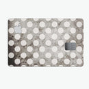 Black and Concrete Surface Polka Dots - Premium Protective Decal Skin-Kit for the Apple Credit Card