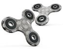 Black and Concrete Surface Polka Dots Full-Body Fidget Spinner Skin-Kit