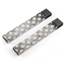 Black and Concrete Surface Polka Dots - Premium Decal Protective Skin-Wrap Sticker compatible with the Juul Labs vaping device