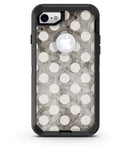 Black and Concrete Surface Polka Dots - iPhone 7 or 8 OtterBox Case & Skin Kits