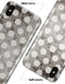 Black and Concrete Surface Polka Dots - iPhone X Clipit Case