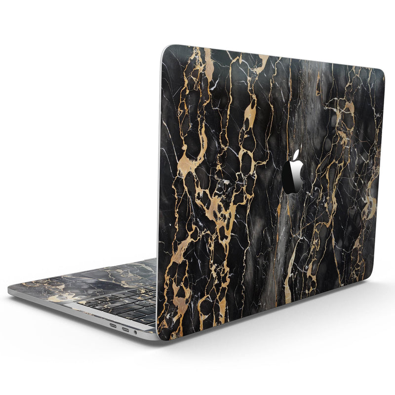 MacBook Pro without Touch Bar Skin Kit - Black_and_Gold_Marble_Surface-MacBook_13_Touch_V7.jpg?