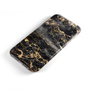 Black and Gold Marble Surface iPhone 6/6s or 6/6s Plus 2-Piece Hybrid INK-Fuzed Case