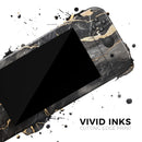Black and Gold Marble Surface // Skin Decal Wrap Kit for Nintendo Switch Console & Dock, Joy-Cons, Pro Controller, Lite, 3DS XL, 2DS XL, DSi, or Wii - Vinyl Skin Wrap for Nintendo Switch 2, OLED, Lite, Pro Controller, Wii & Classic Handhelds