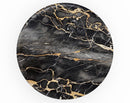 Black and Gold Marble Surface - Skin Kit for PopSockets and other Smartphone Extendable Grips & Stands
