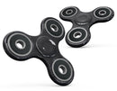 Black and Gold Scratched Woodgrain Full-Body Fidget Spinner Skin-Kit