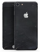 Black and Gold Scratched Woodgrain - Skin-kit for the iPhone 8 or 8 Plus