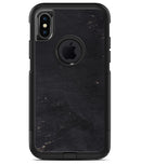 Black and Gold Scratched Woodgrain - iPhone X OtterBox Case & Skin Kits