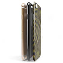 Black and Gold Watercolor Chevron iPhone 6/6s or 6/6s Plus 2-Piece Hybrid INK-Fuzed Case