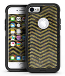 Black and Gold Watercolor Chevron - iPhone 7 or 8 OtterBox Case & Skin Kits